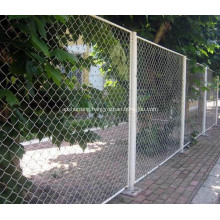 Dog proof chain link fence